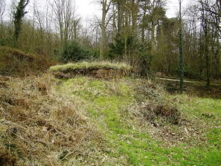 The side facing the bridge.