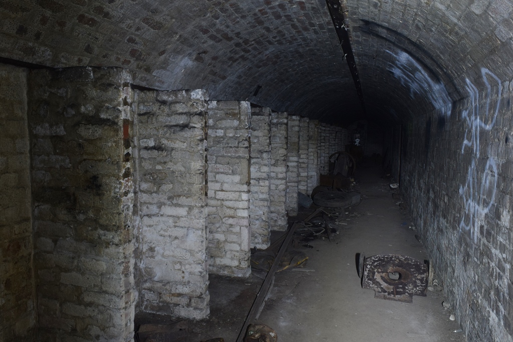 Latrines in first transverse tunnel..