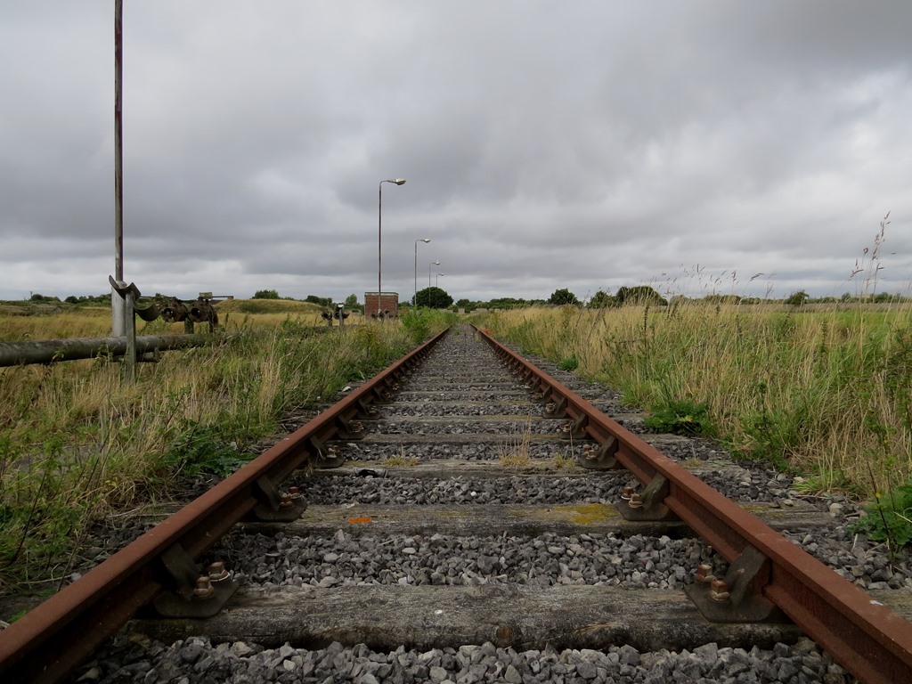 A rail spur allowed tank waggons to be unloaded away from the busy mainline.
It remained in use until the 1990s