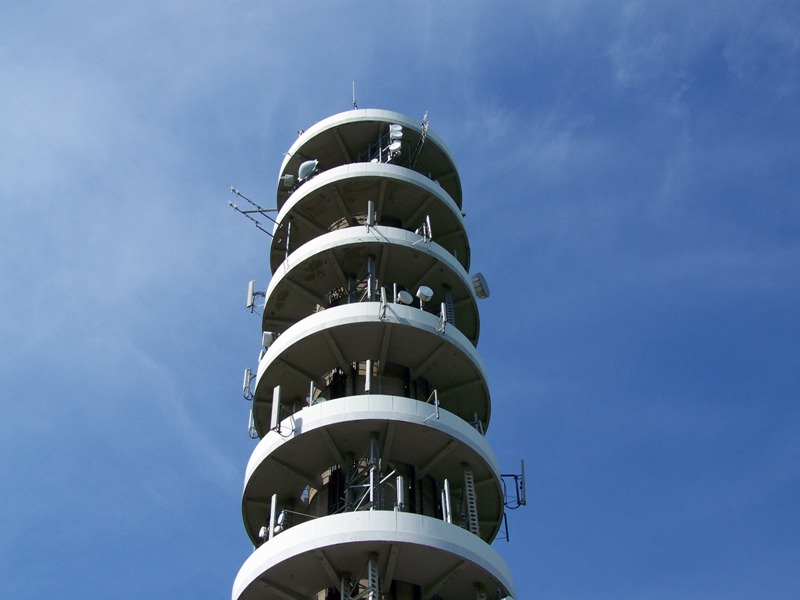 BT point-to-point microwave relay tower