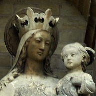 : Statue of the Blessed Virgin Mary and infant Christ, 2010