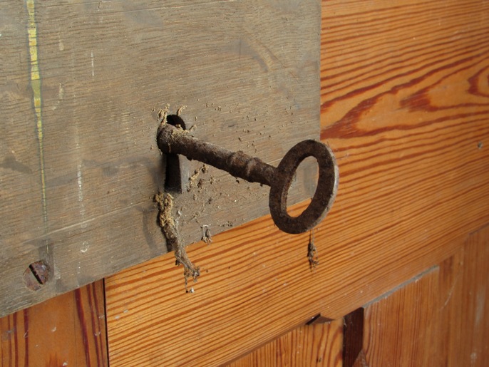 Key in the lock