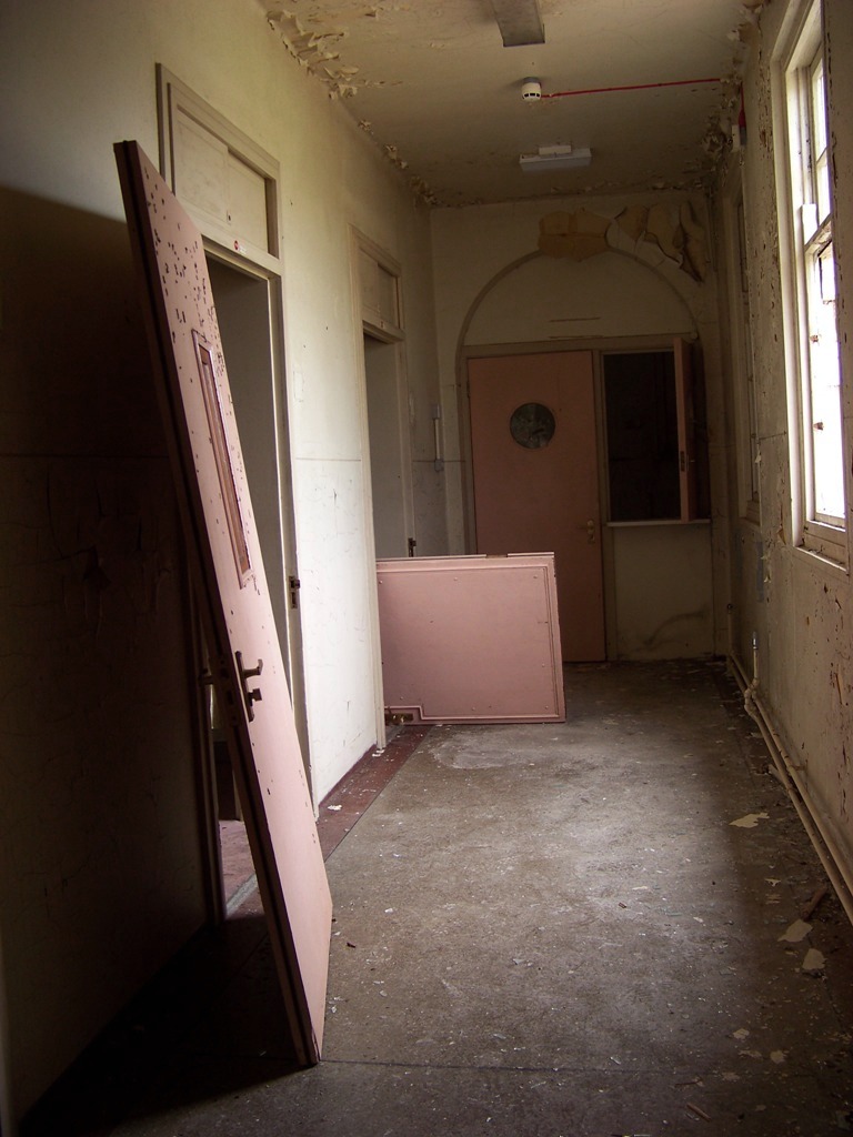 Upstairs corridor in the Leigh Assessment Unit
