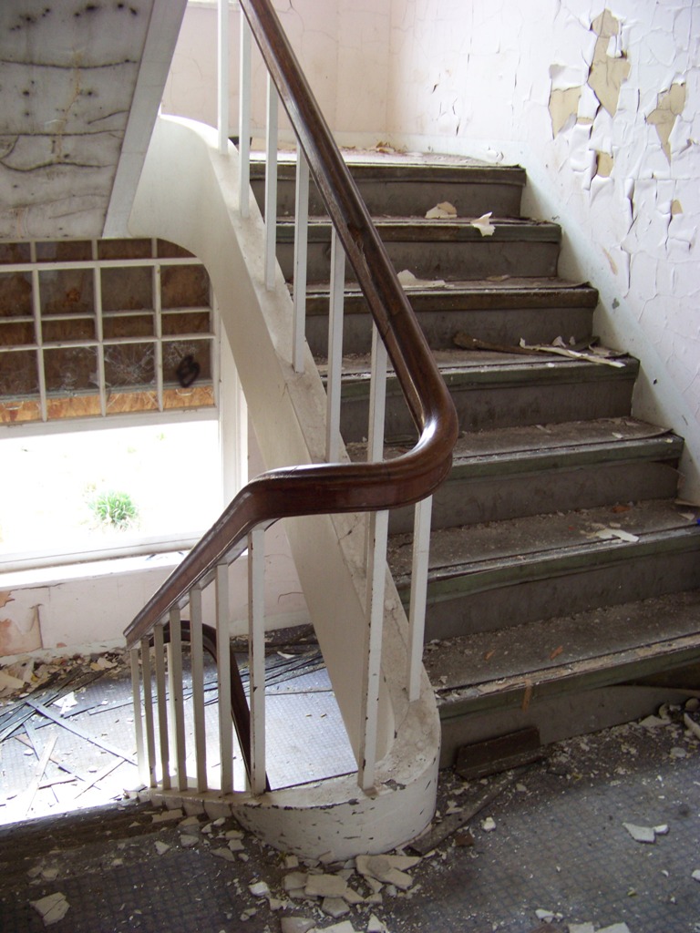 A landing on the main staircase