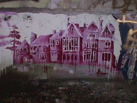 The mural - how Beedingwood was once.
