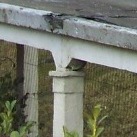 The nurses' home and a section of the covered walkways which linked the buildings on site (2009)