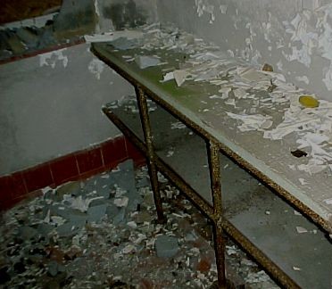 Worktop in a small room.