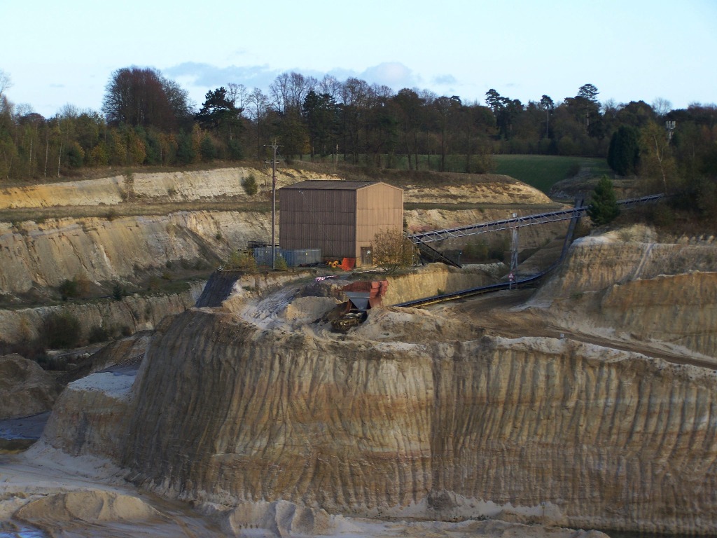 Tapwood quarry works, 2009