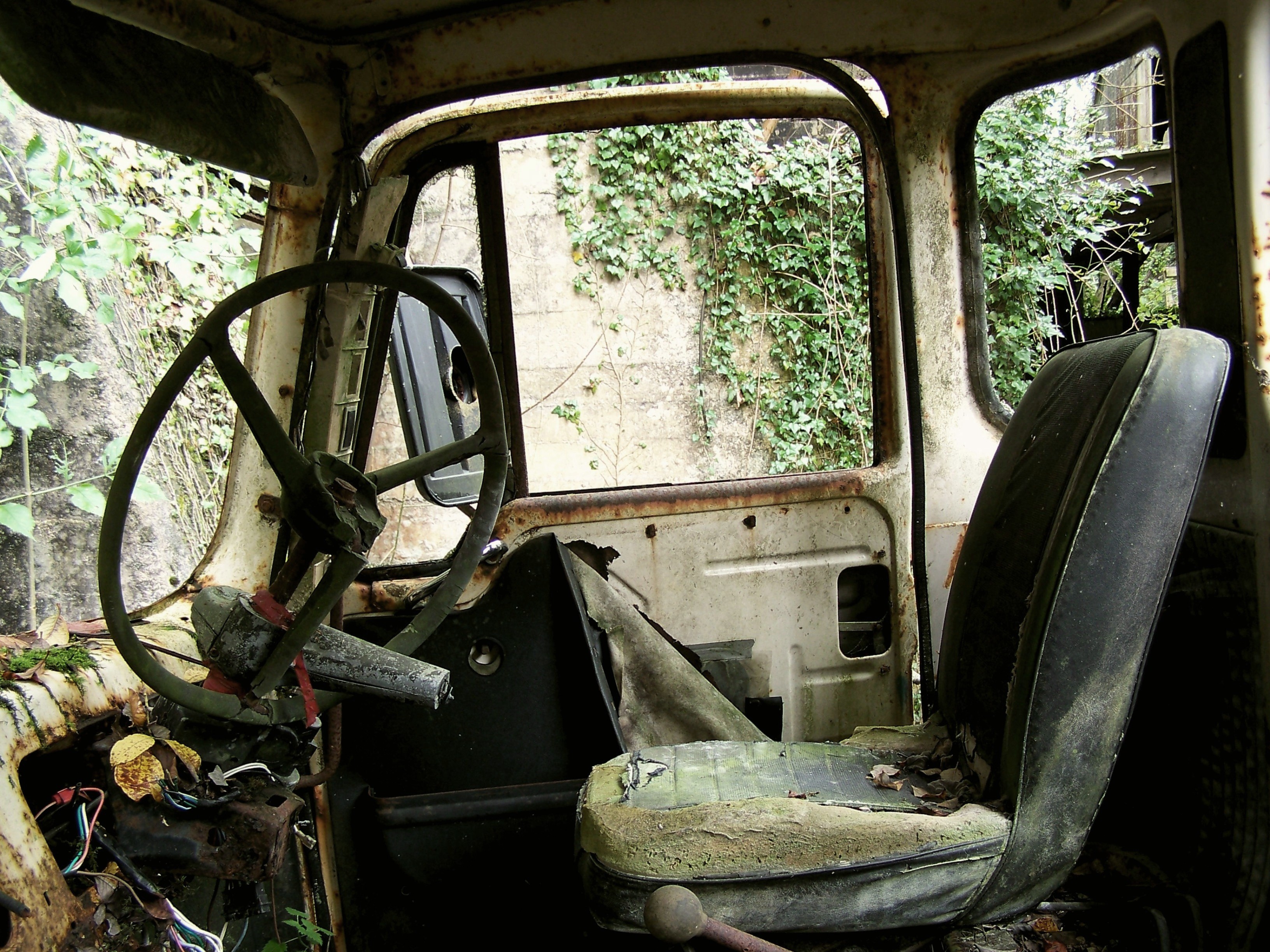 Abandoned British Leyland tipping truck