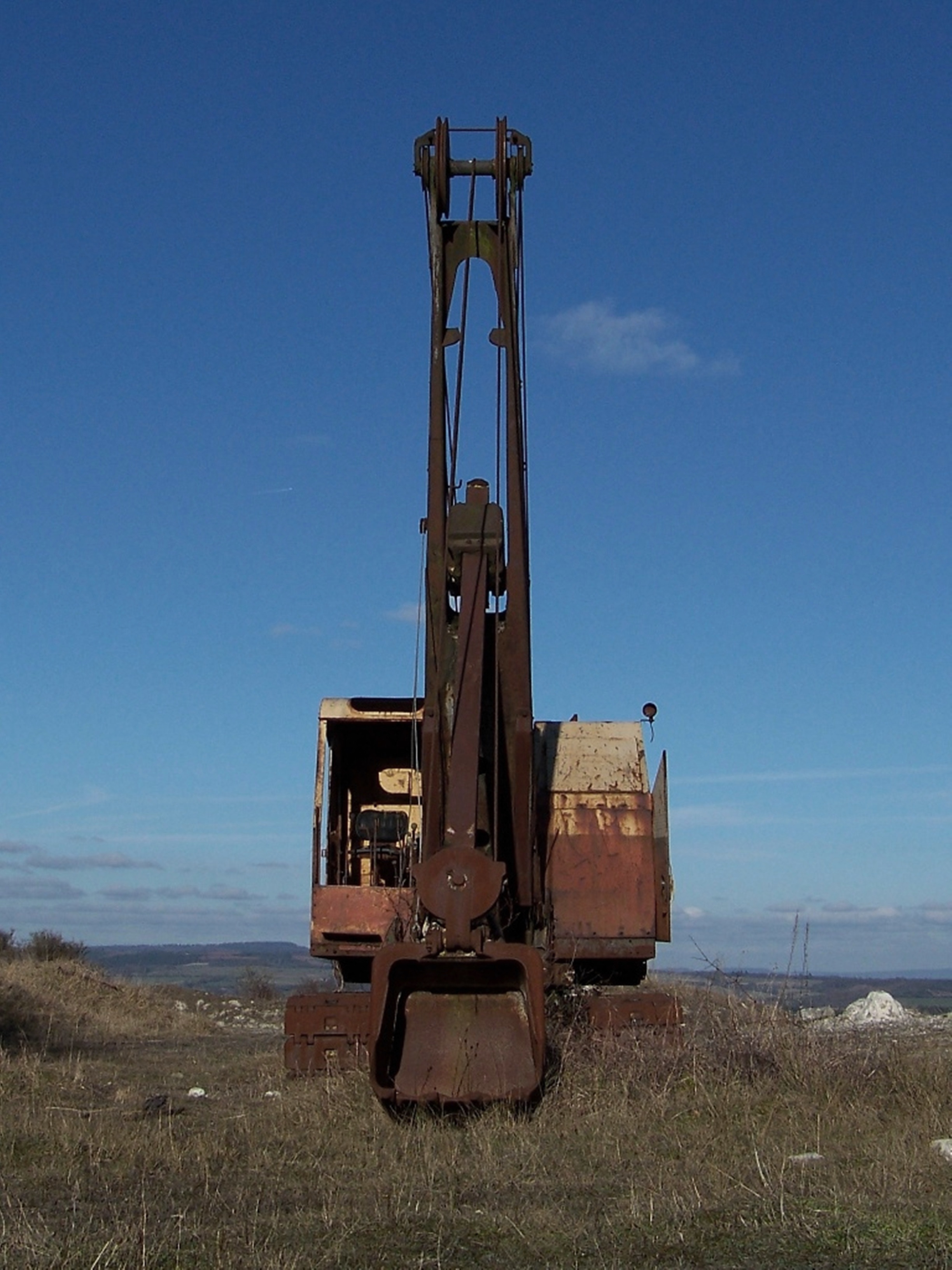 Another Ruston-Bucyrus front-shovel higher up the quarry