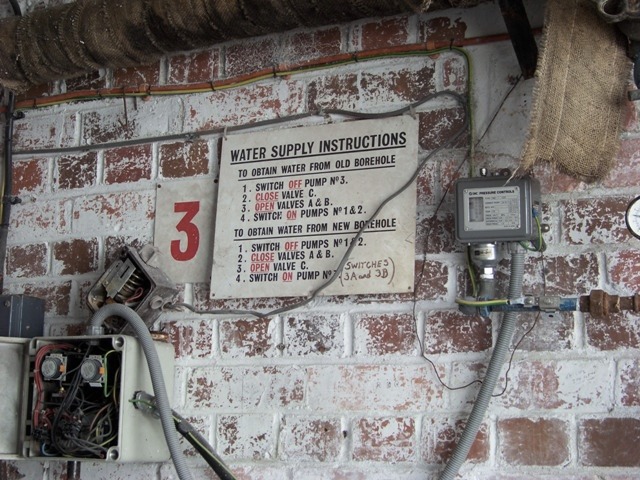 Water supply instructions