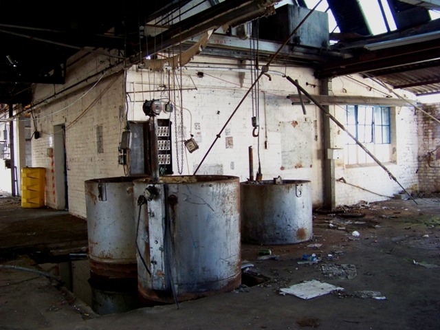 Dip-out furnaces, some 6' deep