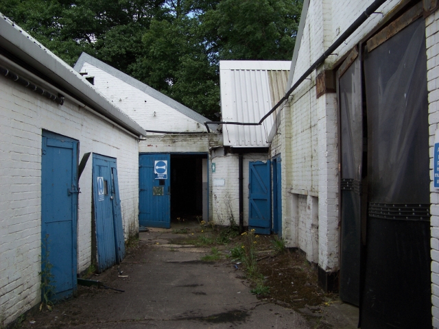 Door to machinists' and fitters' shop