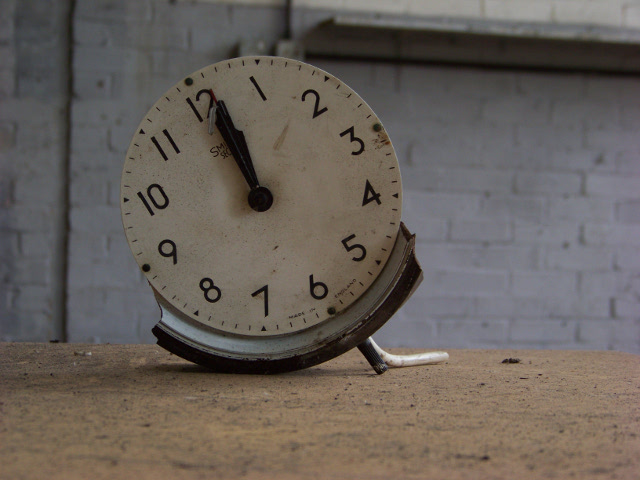 Time stood still