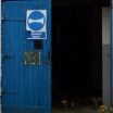 : Door to machinists' and fitters' shop