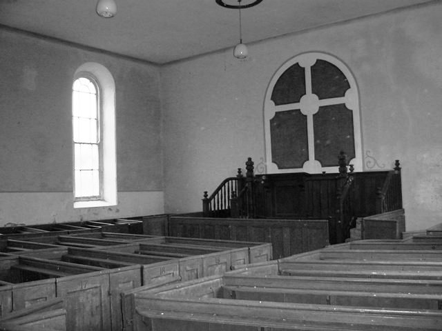 : The chapel from the lane